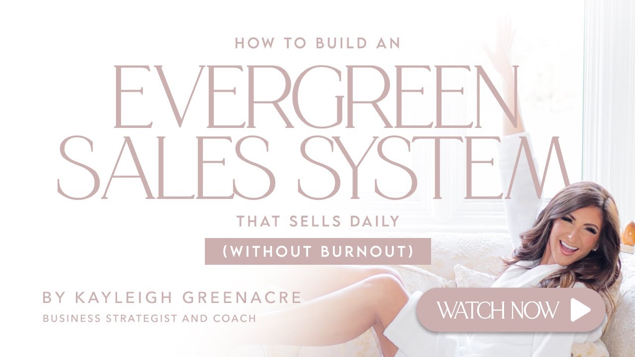 How to Build an Evergreen Sales System That Sells Daily (Without Burnout)