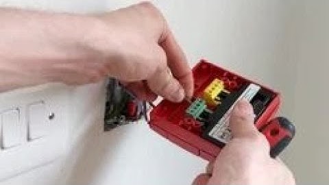apollo manual call point installation // Fire alarm system