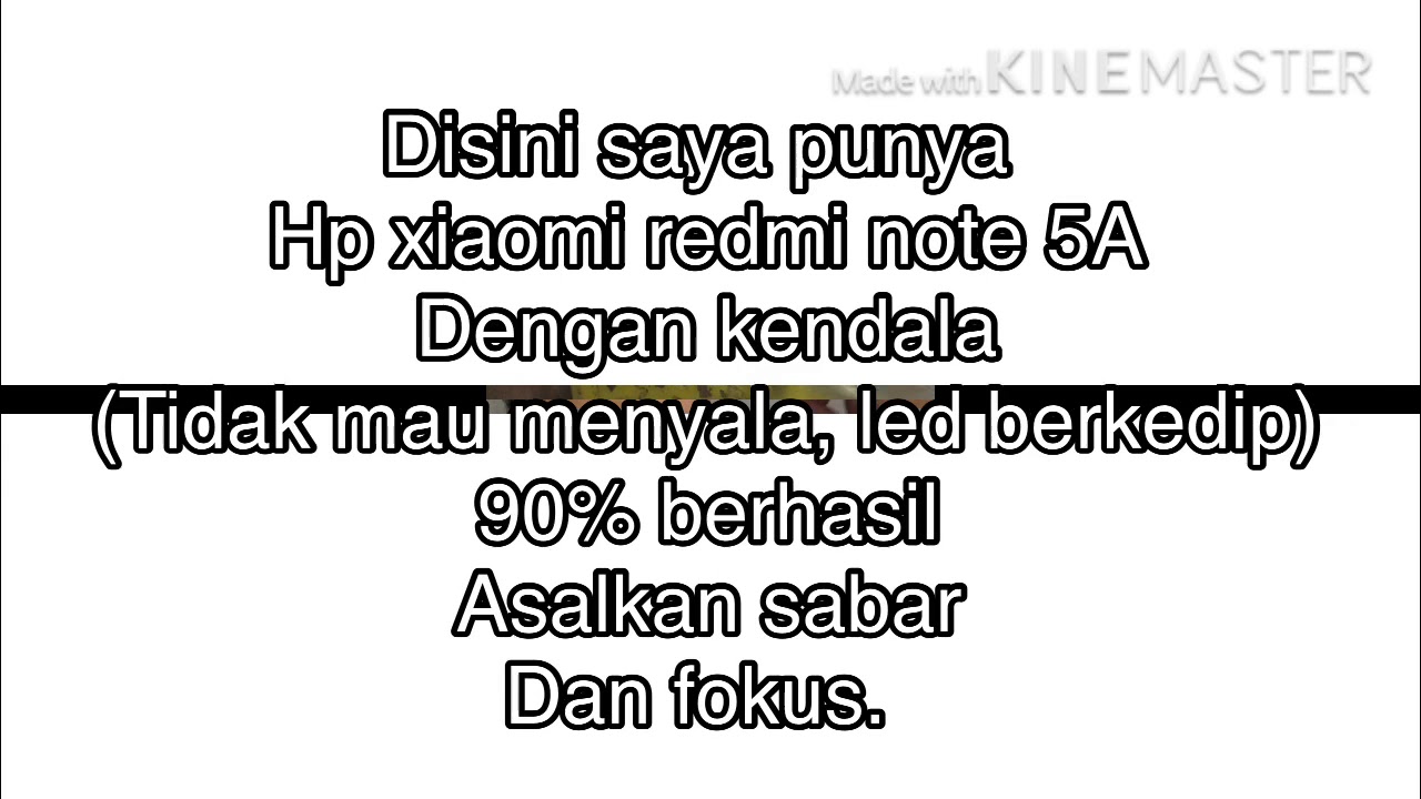 Hp china xiaomi redmi note 5A mati, (tapi lampu led berkedip) 