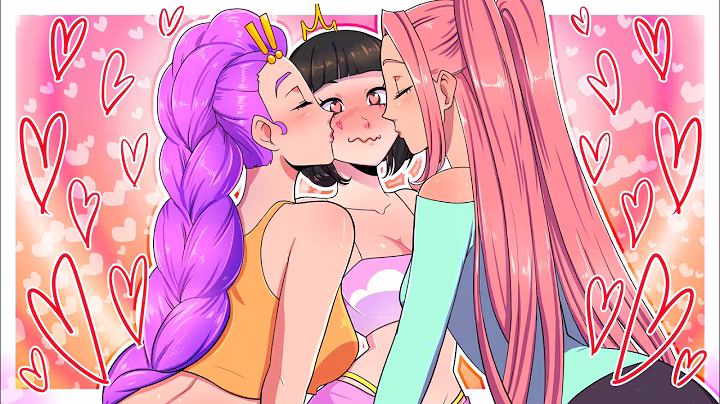 Mira & Rumi Tease Zoey With Fangirl KISSES! 💘 | Rumi X Jinu | KPop Demon Hunters | COMIC DUB