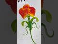 💛❤️WOW💯👌CARNATIONS flower painting using acrylic paints 🖌️🎨 #shorts #carnations #art