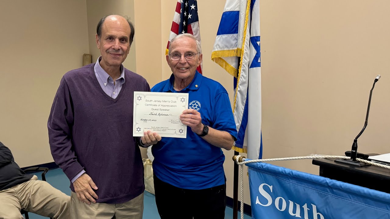 South Jersey Men's Club 10/29/23 David Richman Wilt, Ike and Me