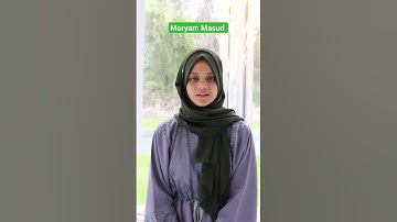 💙تلاوت آرامش بخش سوره مبارکه قدر | مریم مسعود عاشق قرآن کریم است