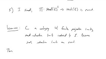 Section 3.3 cont. Homological Properties Revisited - Categories & Sheaves