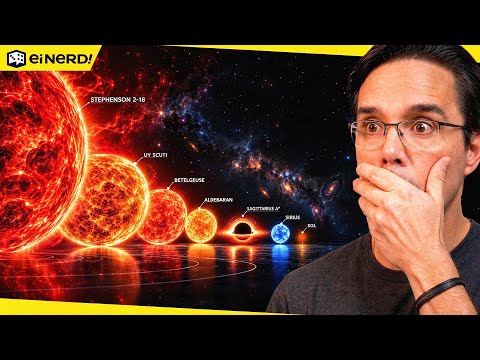 Thumbnail do vídeo: AS 5 MAIORES ESTRELAS DO UNIVERSO!