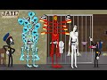 Siren Head In Prison with Cartoon Cat, Cartoon Dog Police - Roblox Piggy Animation - GV Studio