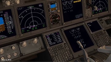 X-Plane Zibo Cold and Dark. FMC Setup.