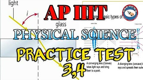 RGUKT CET - PHYSICAL SCIENCE PRACTICE TEST