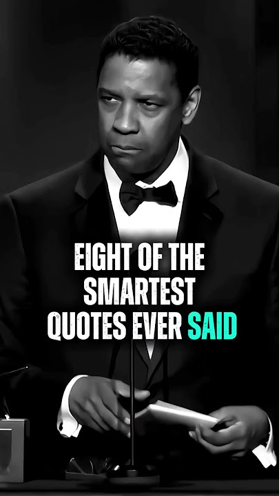 8 of the smartest quotes ever said... Denzel Washington  #fyp #denzelwashington #motivation #quotes