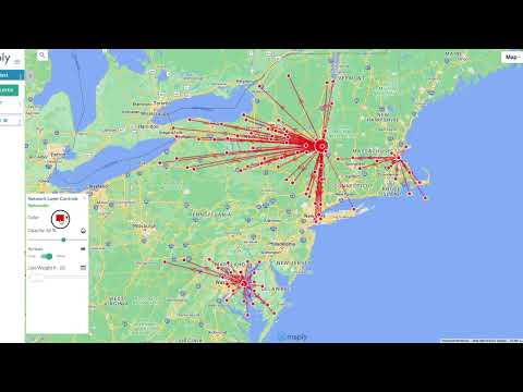 Maply Network Maps with Control Panels