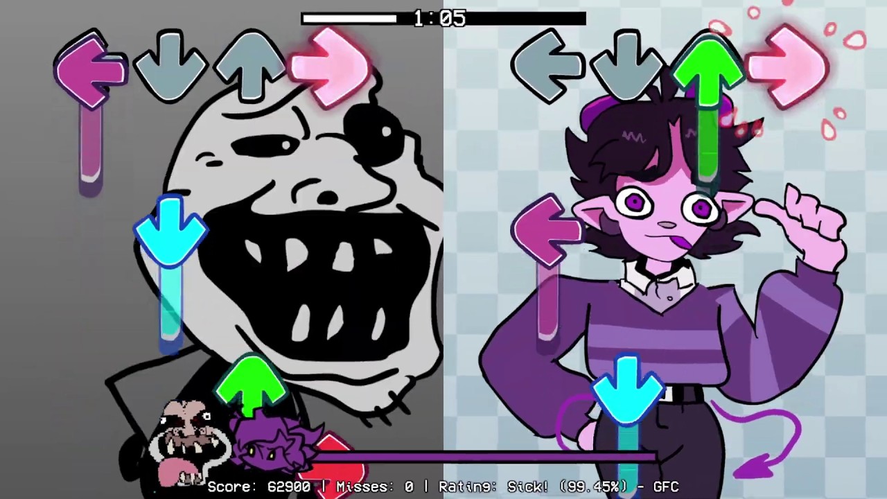 Atrocity (Instrumental) - FNF VS ATROCITY 2025 (Jellybean VS Trollface & Skeletons) OST