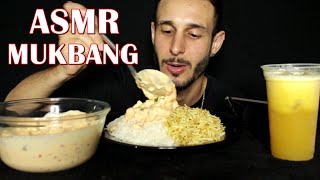 STROGONOFF DE FRANGO, ARROZ E BATATA PALHA - ASMR MUKBANG (SONS DE MASTIGAÇÃO)