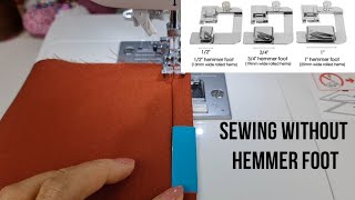 ⭐ 4 Clever Sewing tips and tricks to Save Your Money | How to sew Without Hemmer Foot