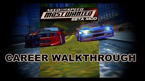 BETA Content Mod Prologue Race Walkthrough | NFS Most Wanted 2005