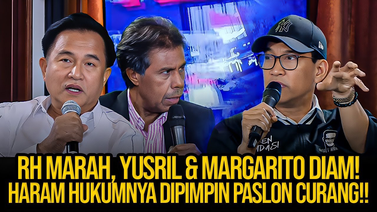 RH MARAH, YUSRIL & MARGARITO DIAM! HARAM HUKUMNYA DIPIMPIN PASLON CURANG!! I ILC 280224