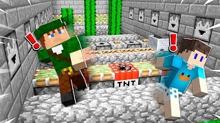 DESAFIO CORRIDA IMPOSSÍVEL COM ARMADILHAS NO MINECRAFT!! screenshot 3