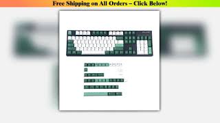 Botanical Dye Sub Keycaps Thick PBT Cherry Profile German French Italian Spain UK ISO Key caps For