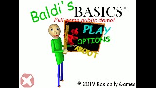 Baldi's Basics Full Game Public Demo REVISITED!