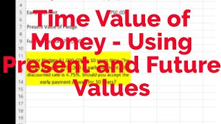 Excel's PV and FV functions: Calculating time value of money made easy