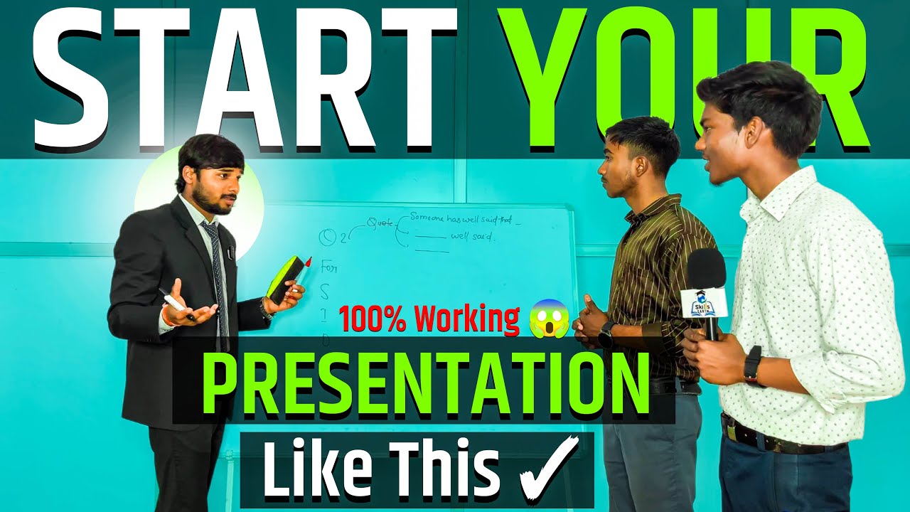 How to start any Presentations? | 6 Ways to Start Presentation or ...