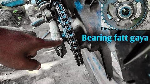 HOW TO REPLACE CHAIN HUB BEARING || BIKE ME CHAIN HUB BEARING KAISE CHANGE KARE
