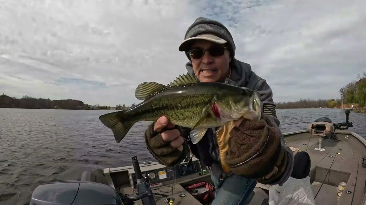 Bass Fishing Late Fall in Wisconsin