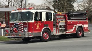 Oley Fire Company Engine 5 Responding 4/2/19