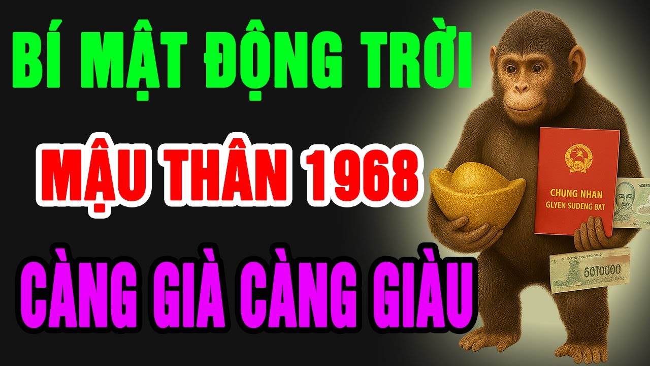 Mậu Thân 1968 Một Đời Gieo Thiện Nghiệp, TRỜI BAN LỘC LỚN, Vận May Phú Quý Giàu Sang Tự Tìm Đến