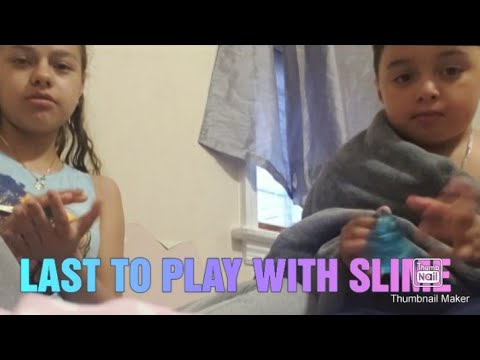 Last to play with slime Boys vs Girl