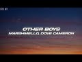 Marshmello Dove Cameron Other Boys Lyrics mp3