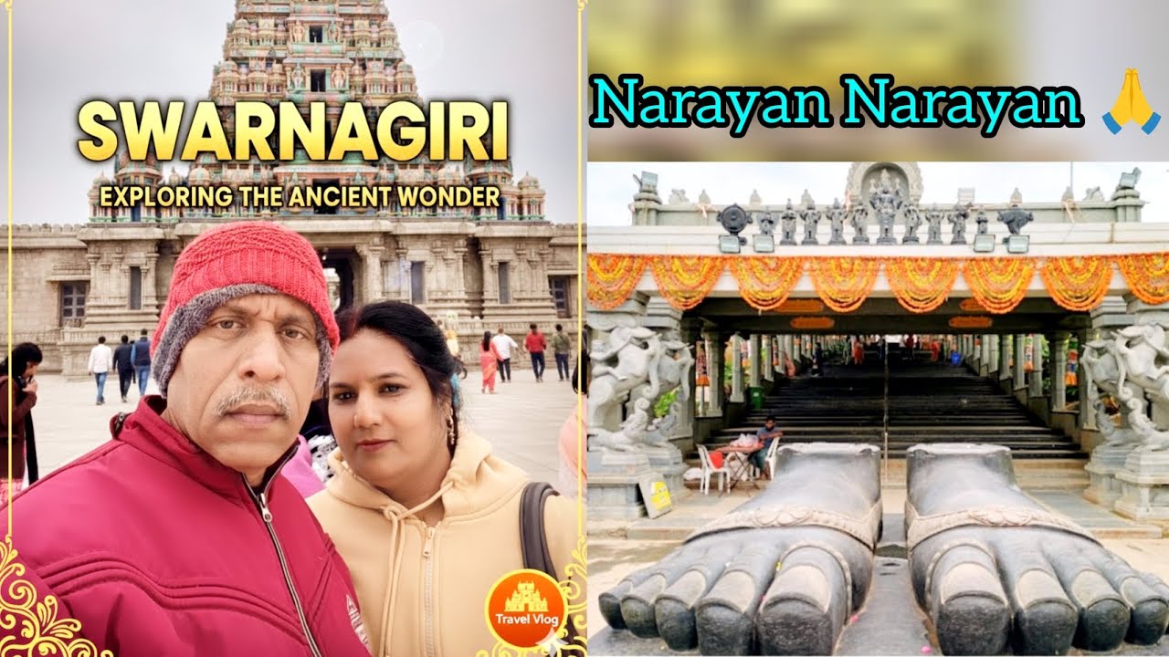 Swarnagiri temple Telengana 🙏 #telengana #travelvlog #couplegoal #swarnagiri #love #devotional 