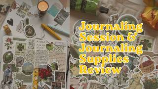 Journal With Me 🌿 Aesthetic Spring Spread + Temu Stationery Haul