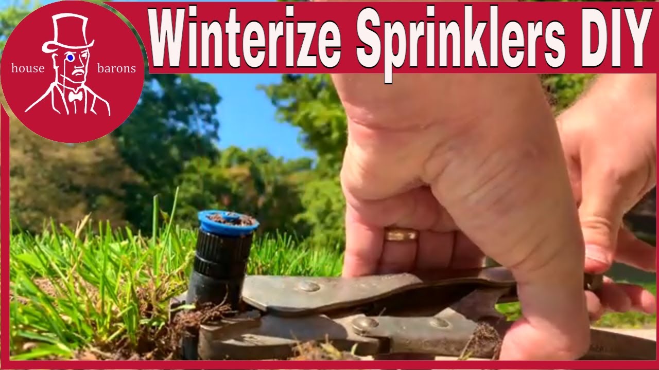 How to Blow Out Irrigation Lines Winterize sprinkler system DIY YouTube
