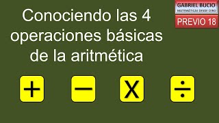 P18 - Conociendo las 4 operaciones básicas de la aritmética