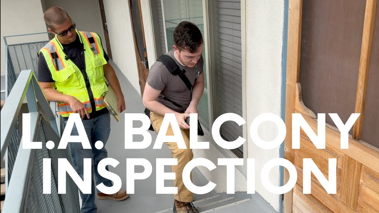 Balcony Inspection Guide Real-Time Balcony Inspection Walk Through in Los Angeles - YouTube