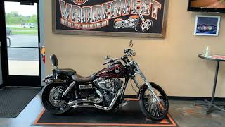 2014 Harley-Davidson Dyna Wide Glide in Blackened Cayenne Sunglo-FXDWG