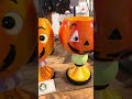 Raz 9.75" Jack-O-Lantern Candy Dish or Vase Halloween Decoration