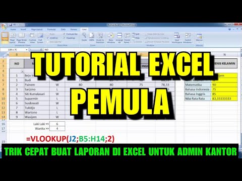 TUTORIAL EXCEL PEMULA