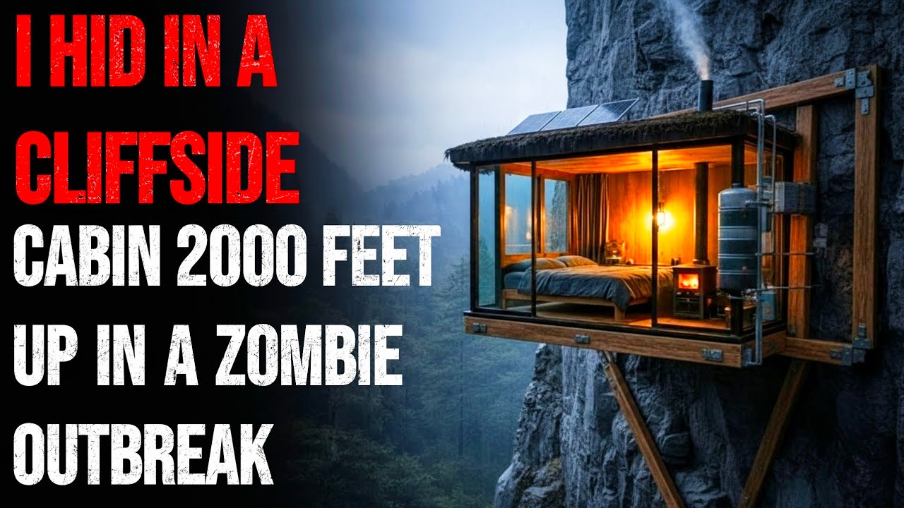 I Moved to a Cabin 2000 Feet Up A Cliff to Survive the Zombie apocalypse