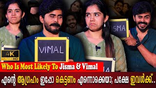 Who Is Most Likely To Jisma Vimal | Marriage Suspense | Fun Game Show | Parvathy | Milestone Makers