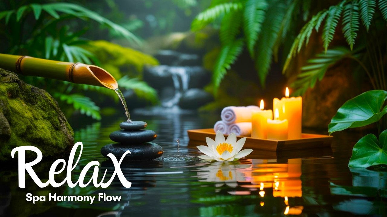 Zen Spa Music Meditation 🌊 | Kawa no Iyashi (川の癒し) – Calm Piano & River Serenity