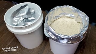 Storing Rice for Long Term w/ Mylar Bags & Buckets (the ACTUAL right way)