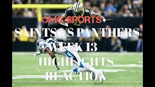 ALVIN KAMARA IS A BEAST | SAINTS vs Panthers WEEK 13 highlights reaction