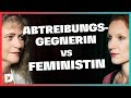 Abtreibung: Sollte sich der Staat raushalten? Feministin vs. Abtreibungsgegnerin | DISKUTHEK