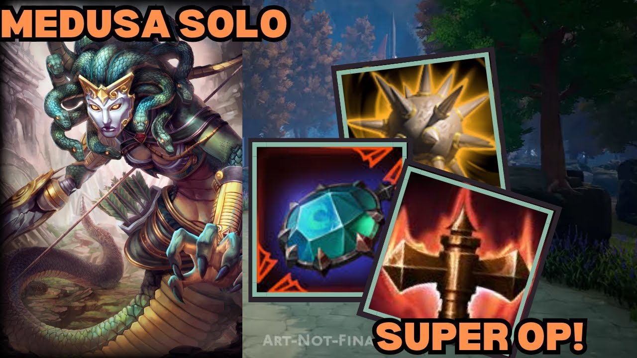 THIS GODS OP!!! - Medusa Solo Deity Smite 2 Gameplay
