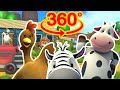 Old Macdonald had a farm | 360 video best Nursery Rhymes for Kids