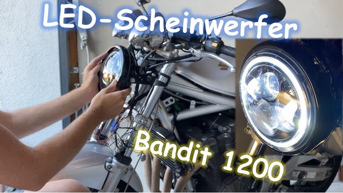 Test von LED Motorrad Scheinwerfern für 50€ 