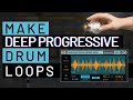 How to make deep progressive house drum loops sudbeat lost  found
