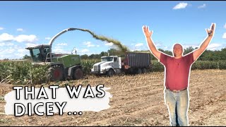 Chopping Corn Silage w/ Claas Chopper 2021 - Things Got DICEY