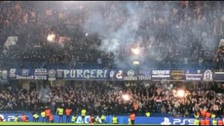 Dinamo Zagreb Fans at Stamford Bridge